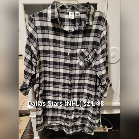 Dallas Stars Flannel - Picture 1 of 3